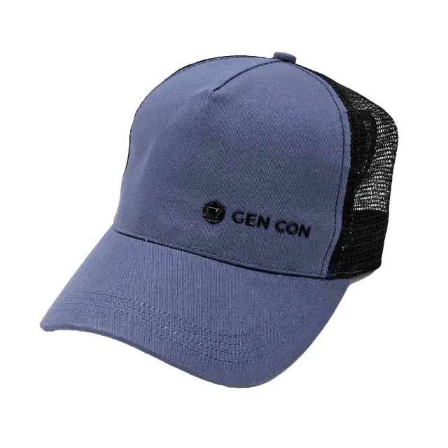 Gen Con 2025 Leveled Up trucker pet snapback mesh