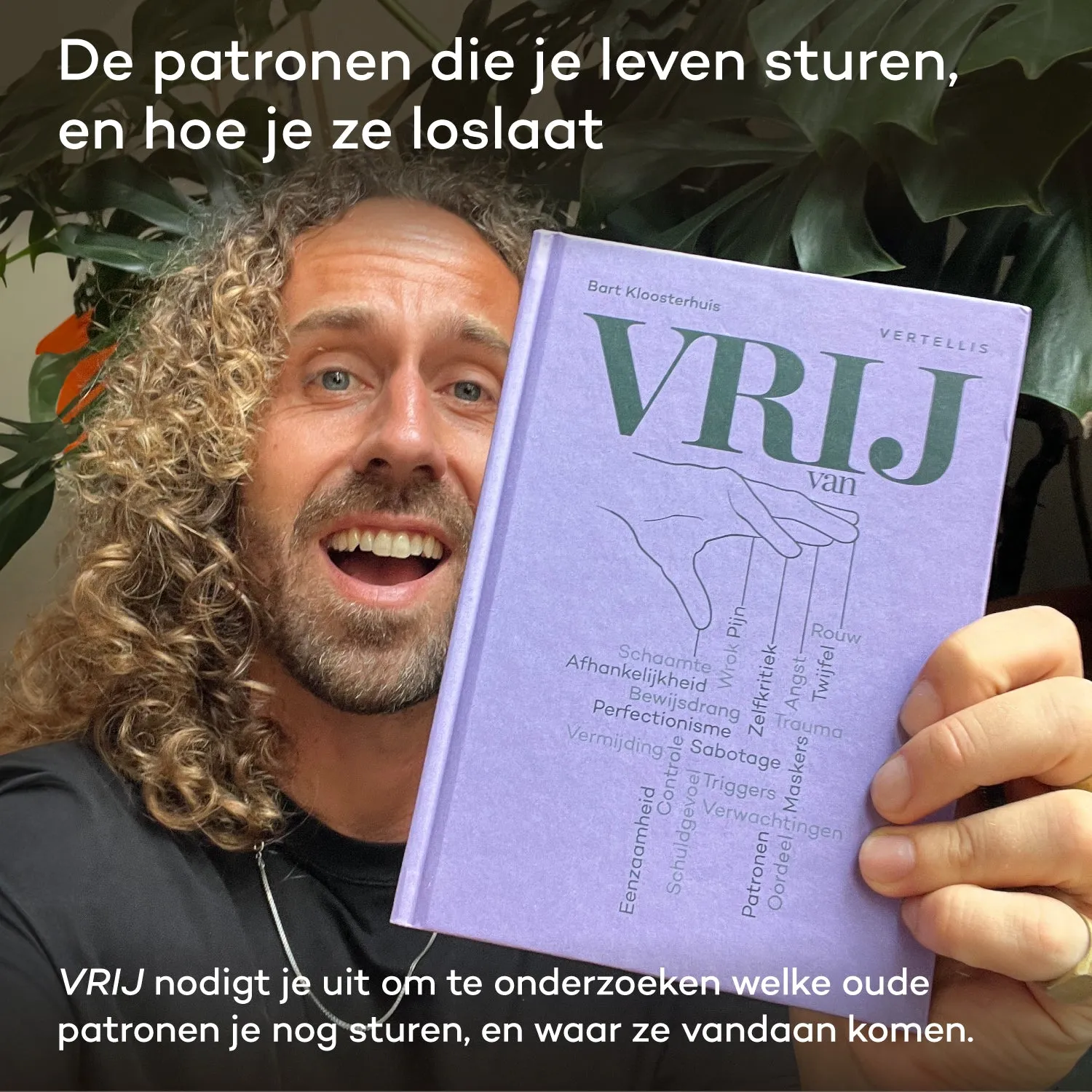 Vertellis Vrij boek hardcover Bart Kloosterhuis