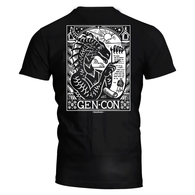 Roll A Crit Gen Con 2025 Genevieve T-shirt Natural