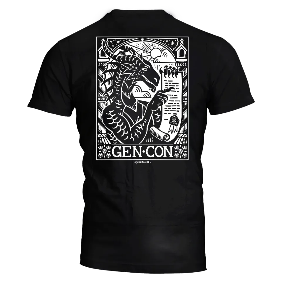 Roll A Crit Gen Con 2025 Genevieve T-shirt Natural