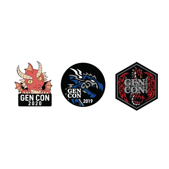 Roll A Crit Gen Con 2020 pin set emaille verzamelaar