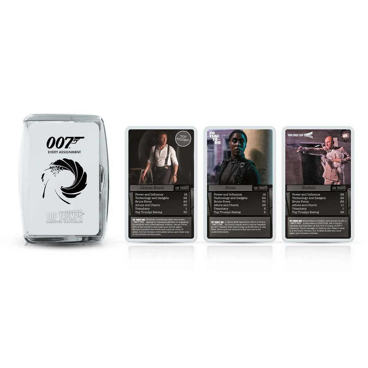 Top Trumps James Bond Every Assignment kaartspel 007 films