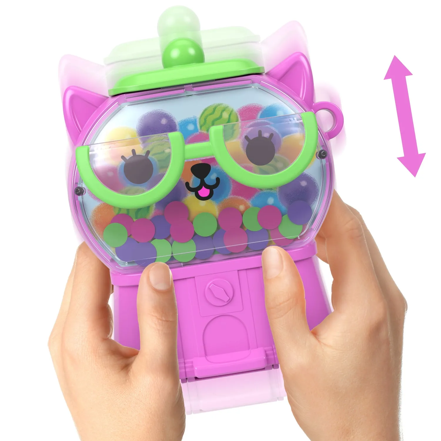 Polly Pocket Kauwgomballen Kitten speelset compact