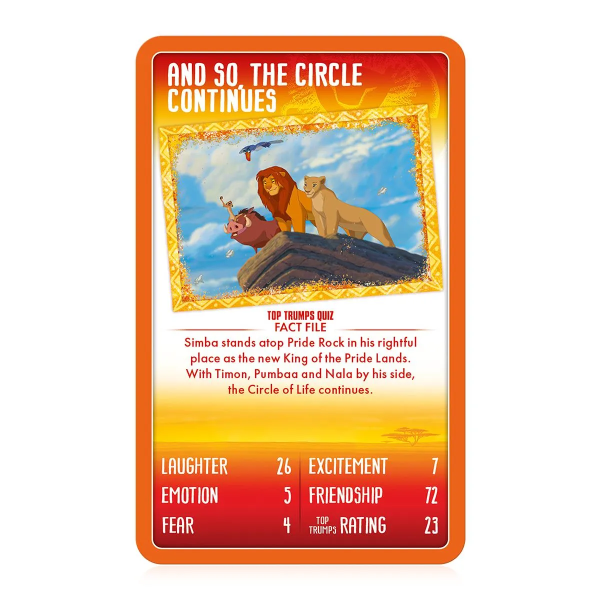 Top Trumps Lion King kaartspel 30 kaarten Disney