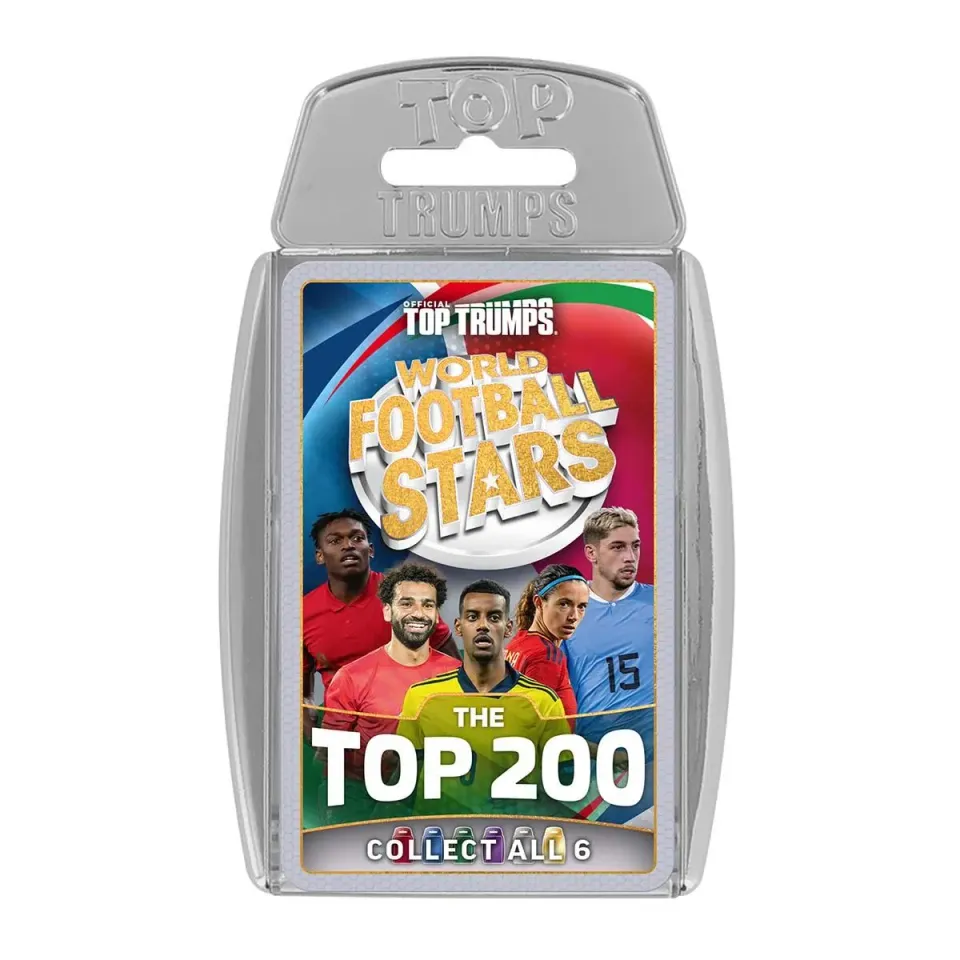 Top Trumps World Football Stars Chrome Silver kaartspel