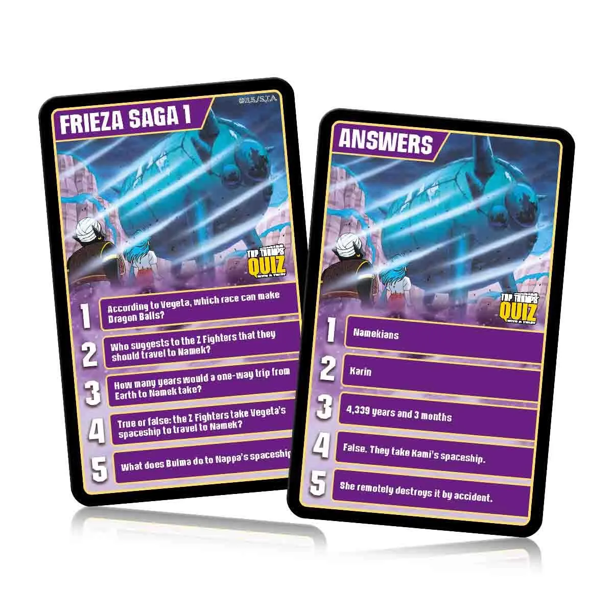 Top Trumps Quiz Dragon Ball Z quiz kaartspel 500 vragen