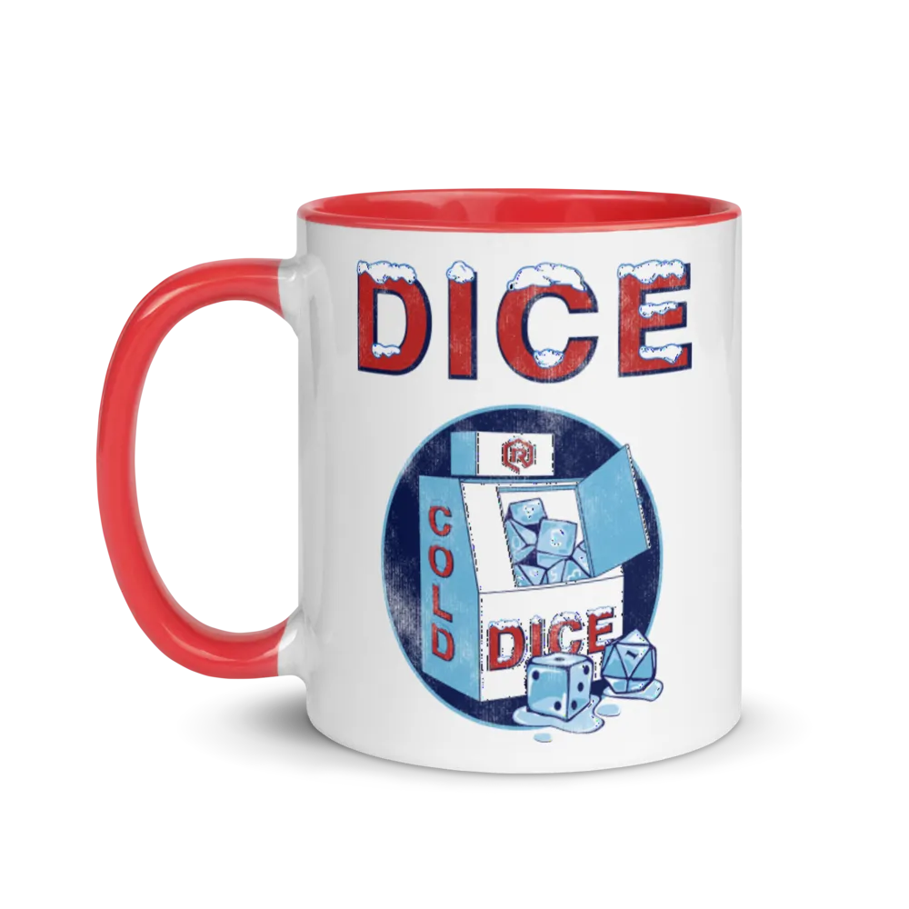 Roll A Crit ICE Dice Mok Koffiemok Keramiek