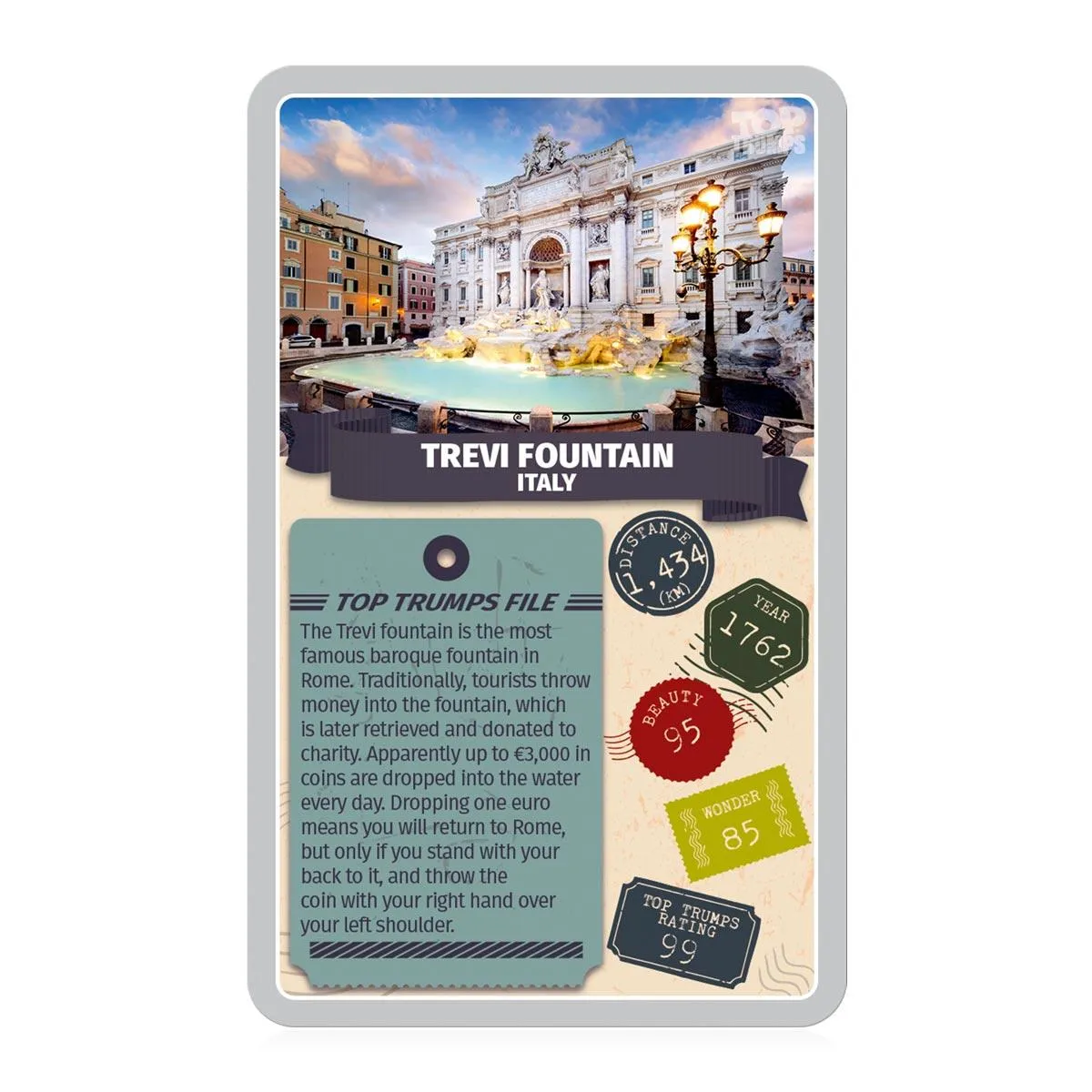 Top Trumps Monuments of the World kaartspel
