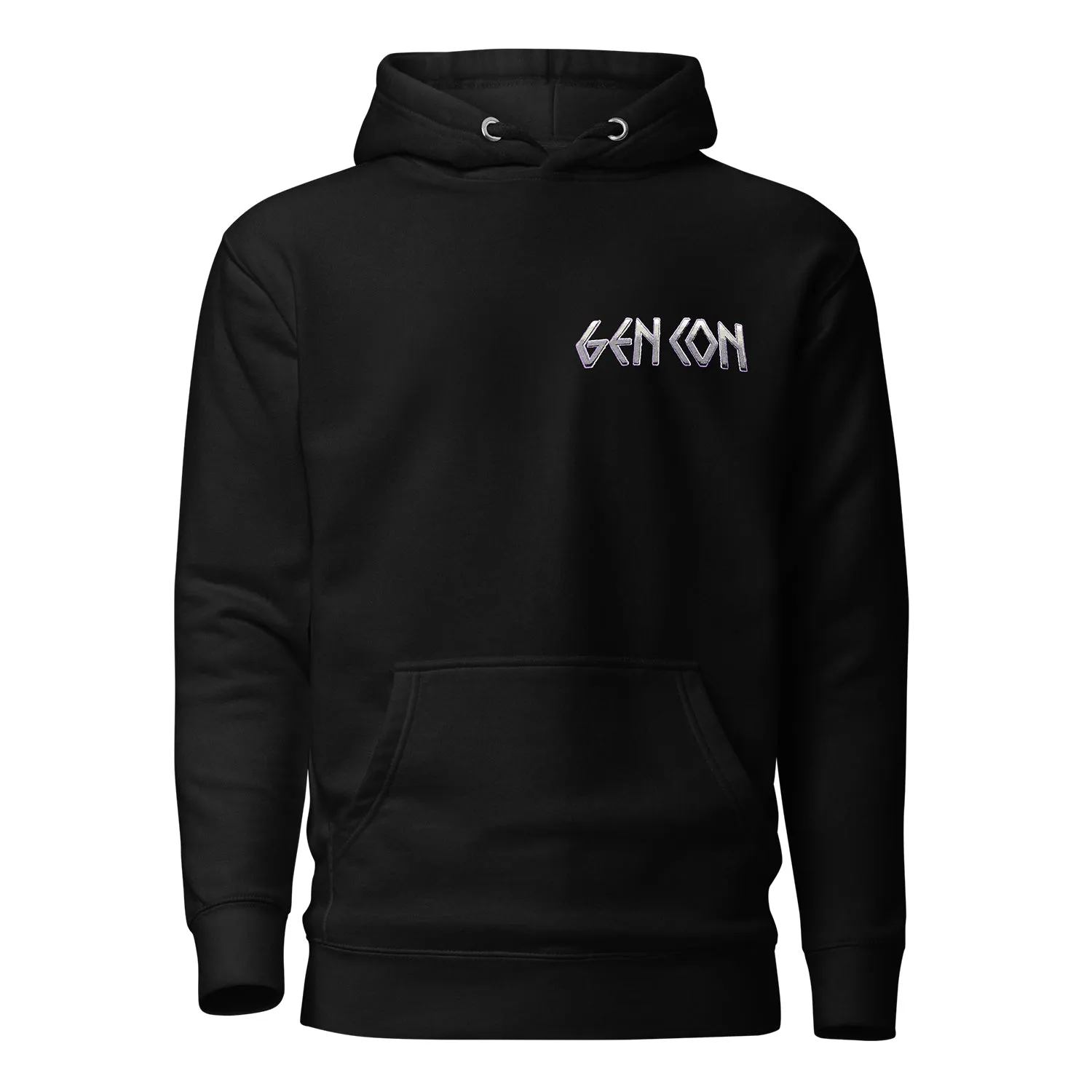 Roll A Crit Gen Con 2026 Manticore hoodie zwart fleece