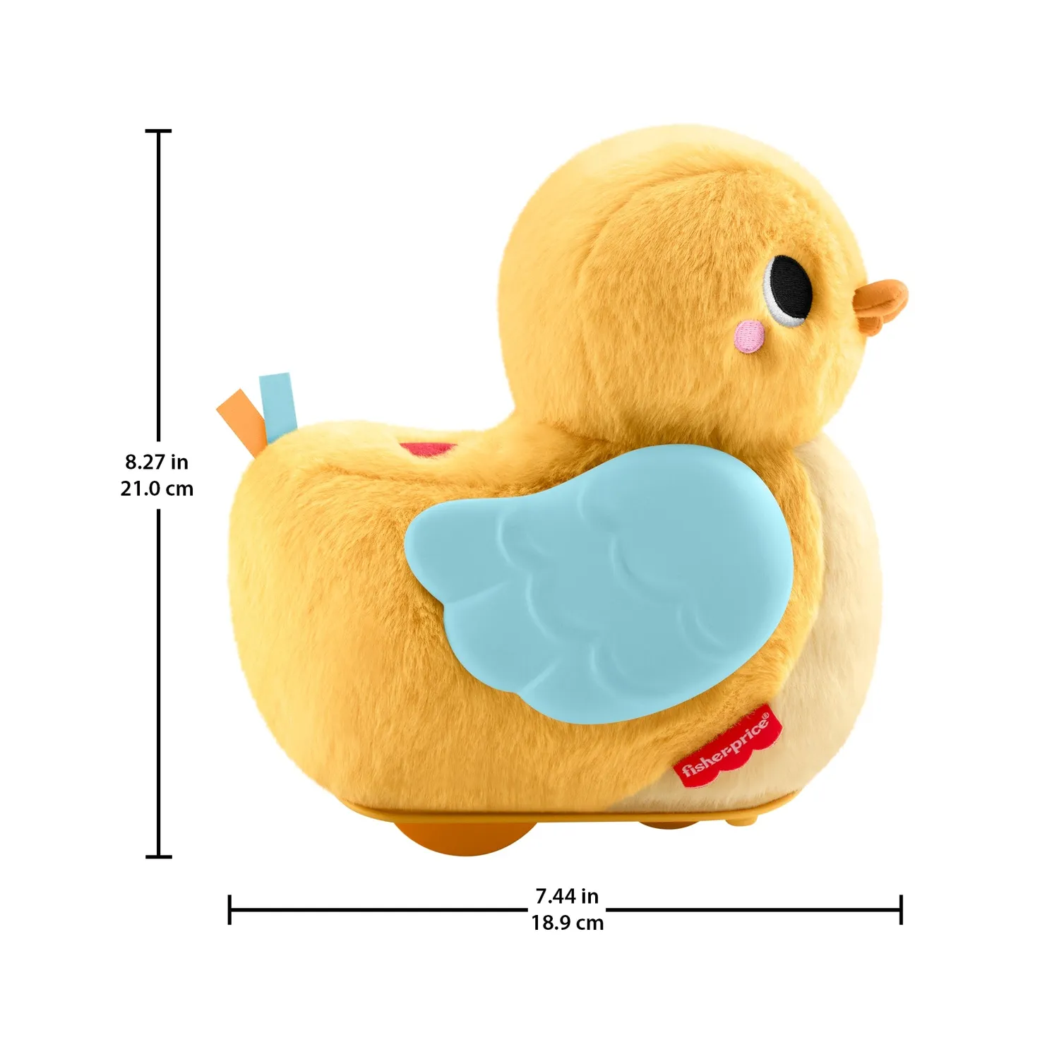 Fisher-Price Zacht Eendje beweegt met geluid baby