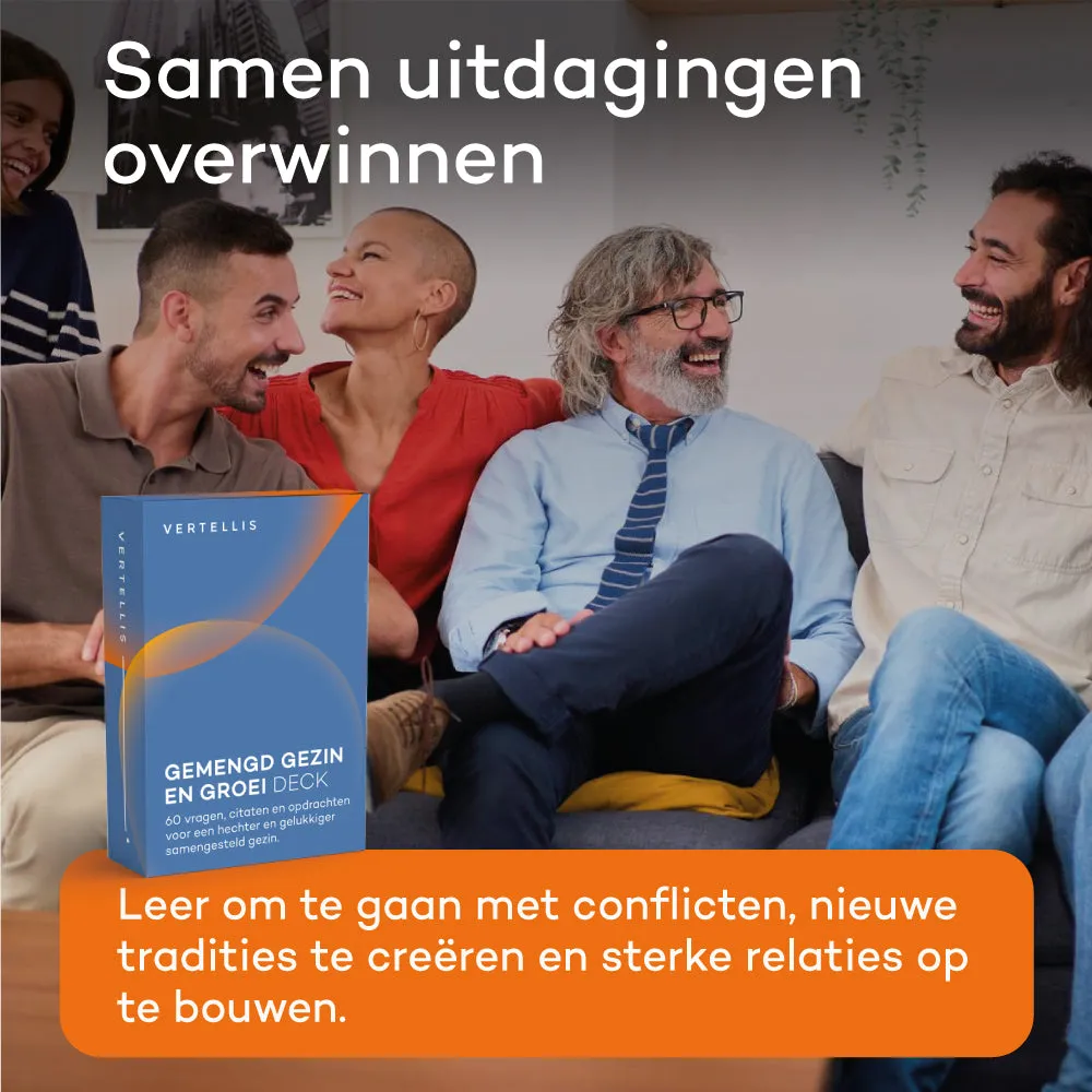 Vertellis Gemengd Gezin en Groei Deck kaartspel 60 kaarten