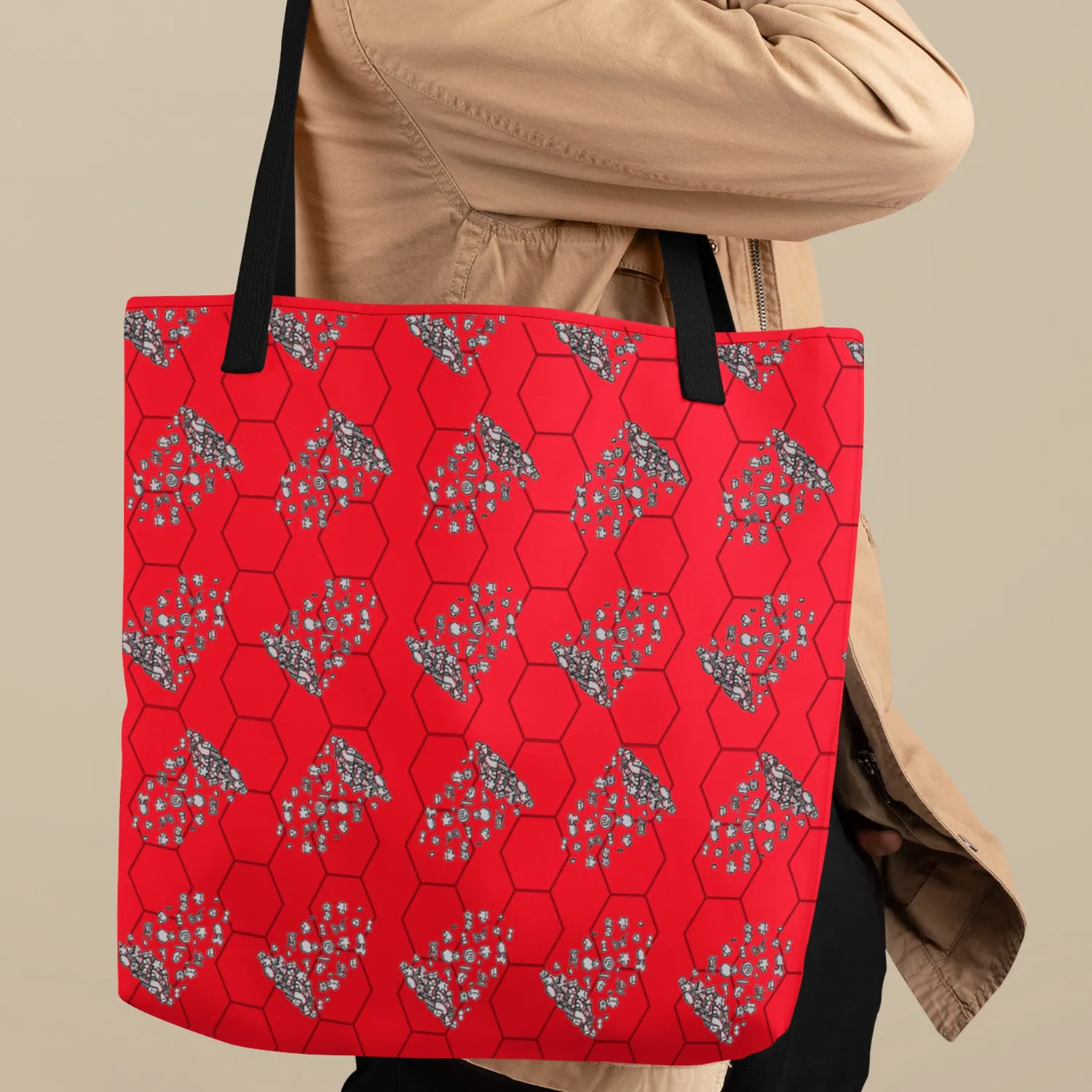 Roll A Crit Crit Falls Apart tote bag 38 cm polyester