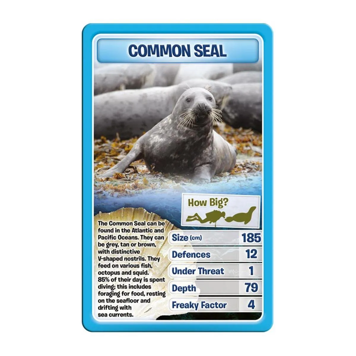 Top Trumps Creatures of the Deep kaartspel zeedieren