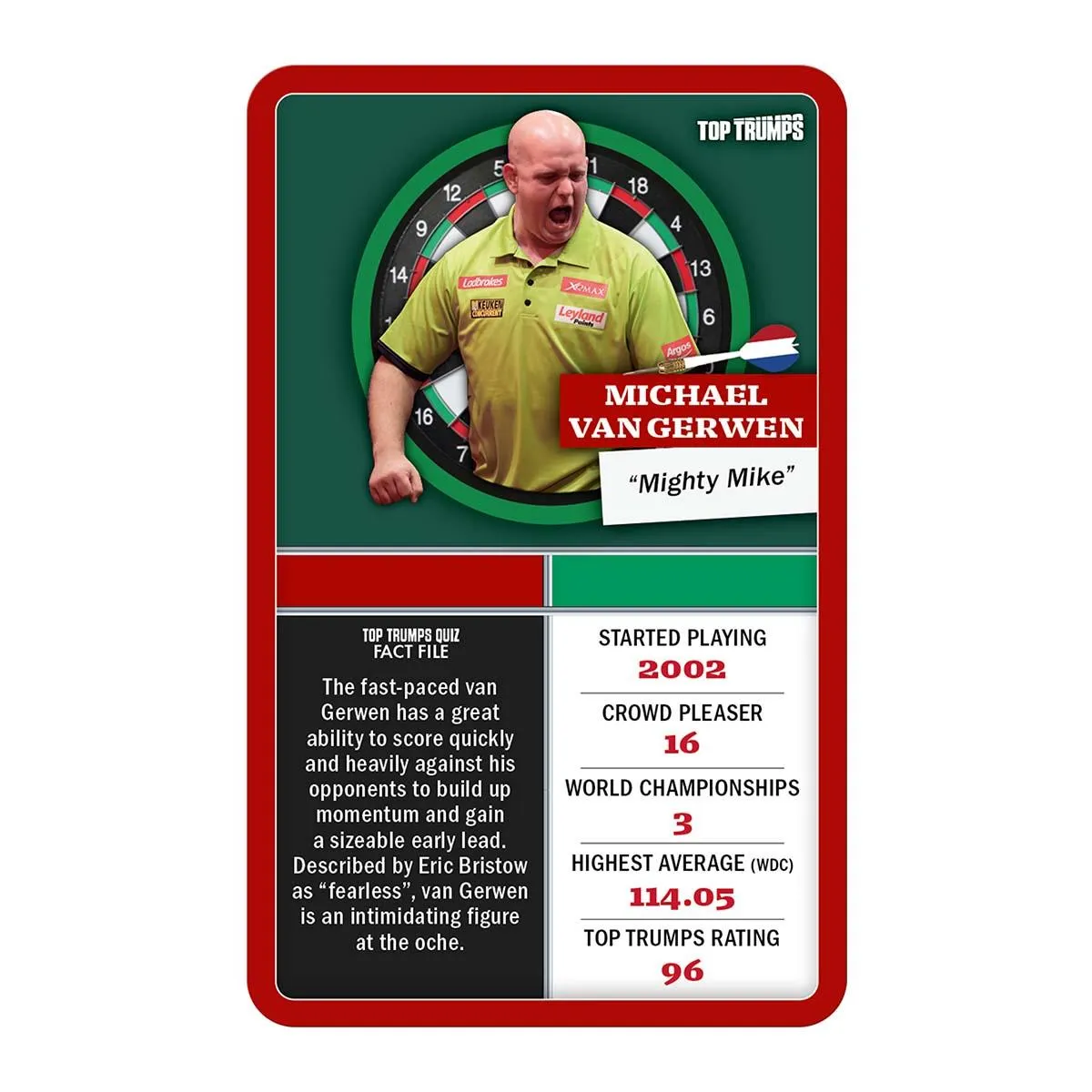 Top Trumps Darts Greats kaartspel giftset