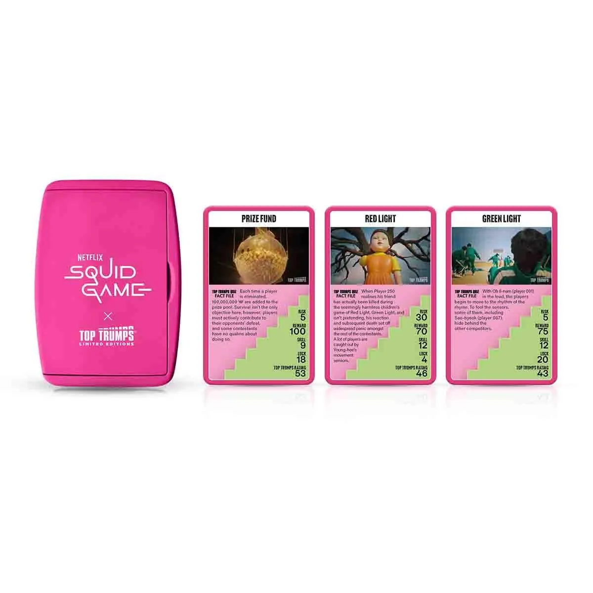 Top Trumps Squid Game kaartspel limited edition