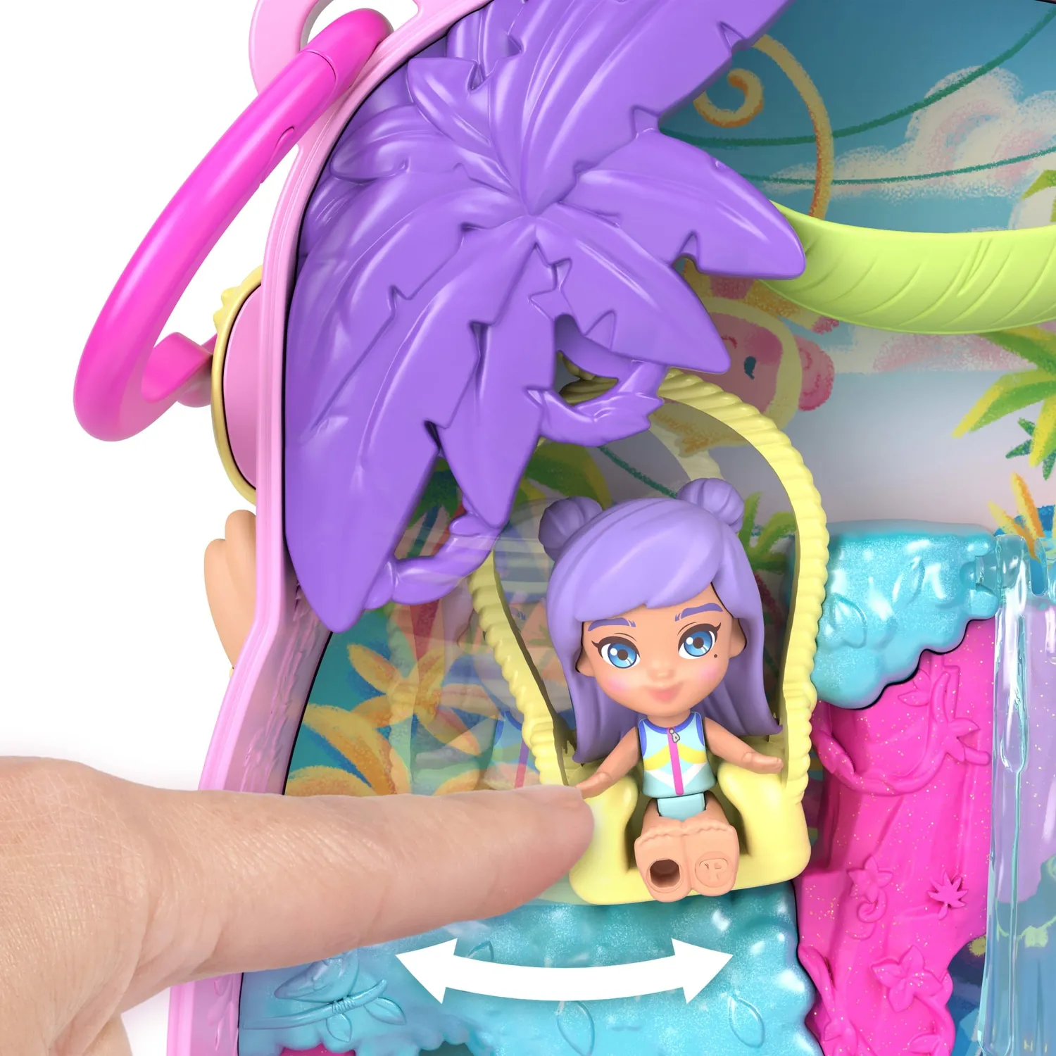 Polly Pocket Ananas Aapje Compact Speelset micropop