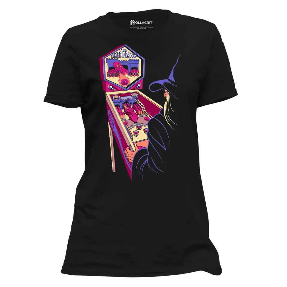 Roll A Crit Pinball Wizard Femme T-shirt dames katoen