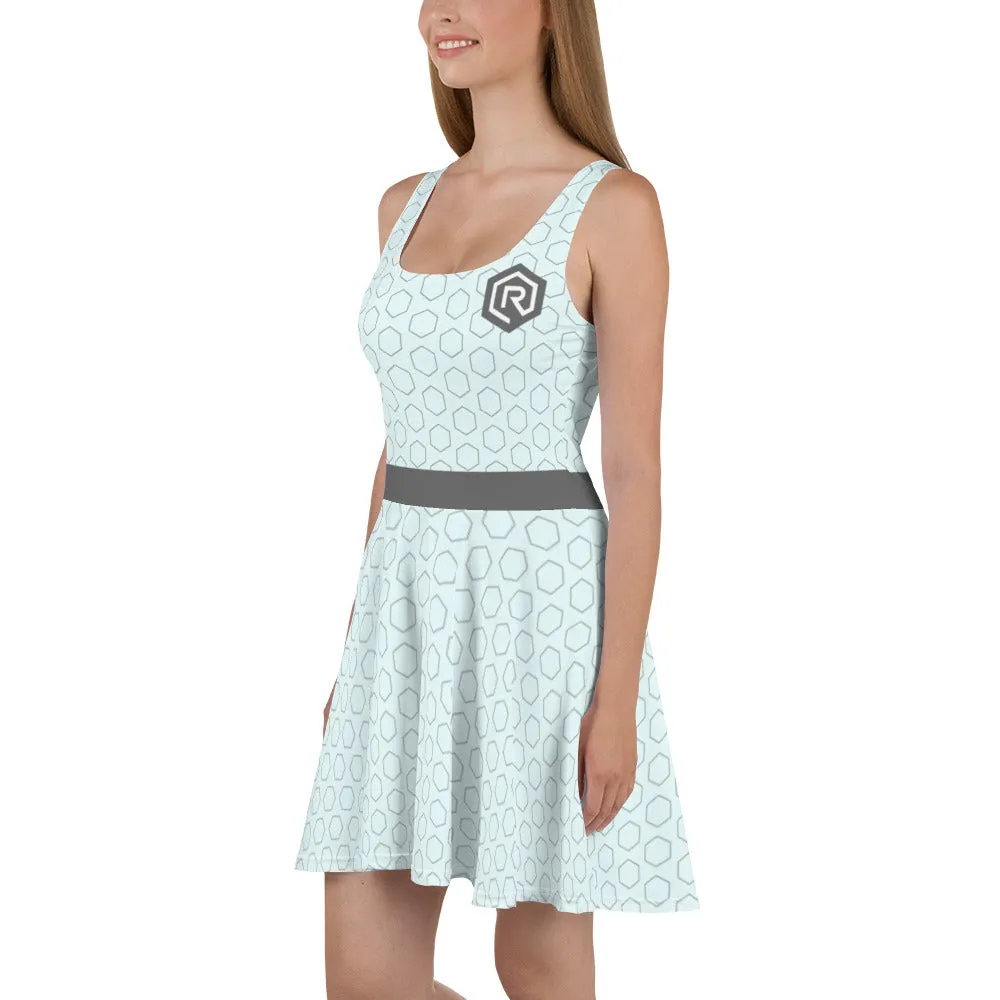Roll A Crit Logo Hex Skater Jurk Dames