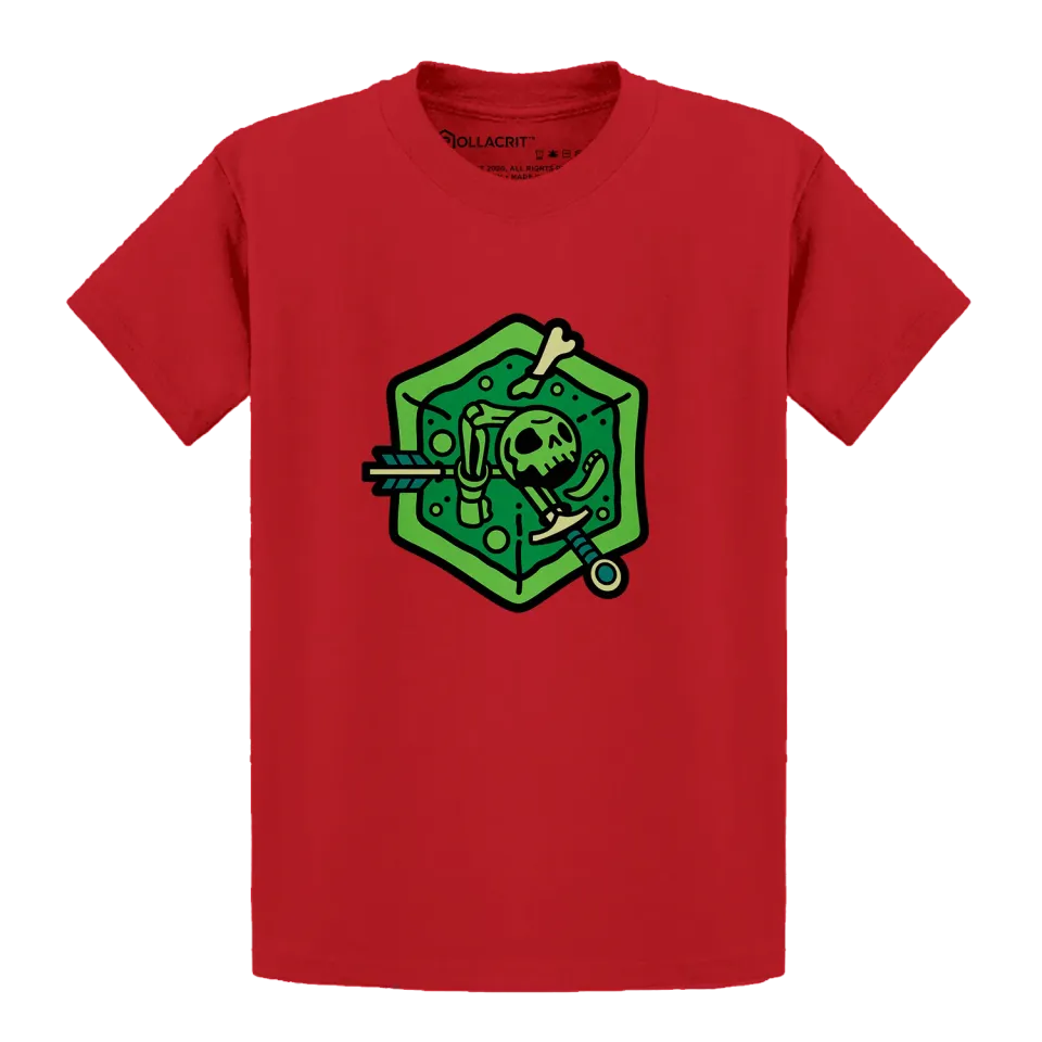 Roll A Crit Gelatinous Cube kinder T-shirt katoen
