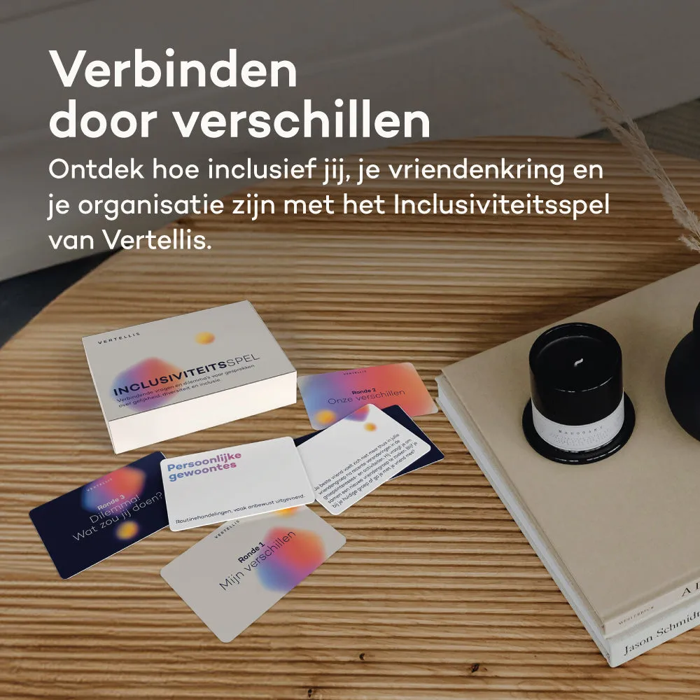 Vertellis Inclusiviteitsspel kaartspel diversiteit