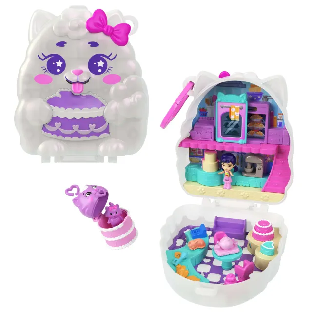 Polly Pocket Kat Zoete Bakkerij compacte speelset 4+