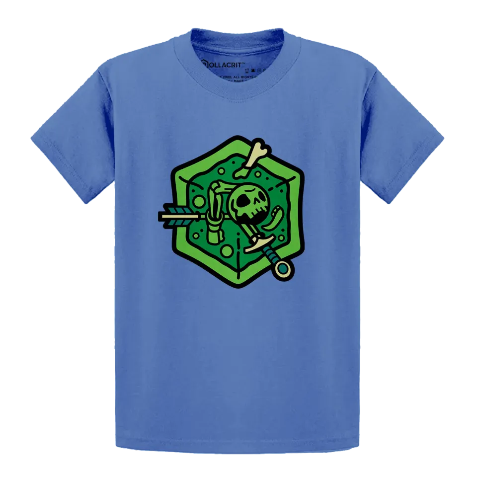 Roll A Crit Gelatinous Cube peuter T-shirt zwart 2T katoen