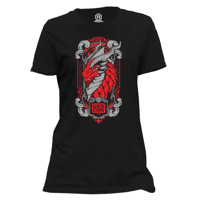 Roll A Crit Gen Con 2025 Hydro74 T-shirt dames katoen