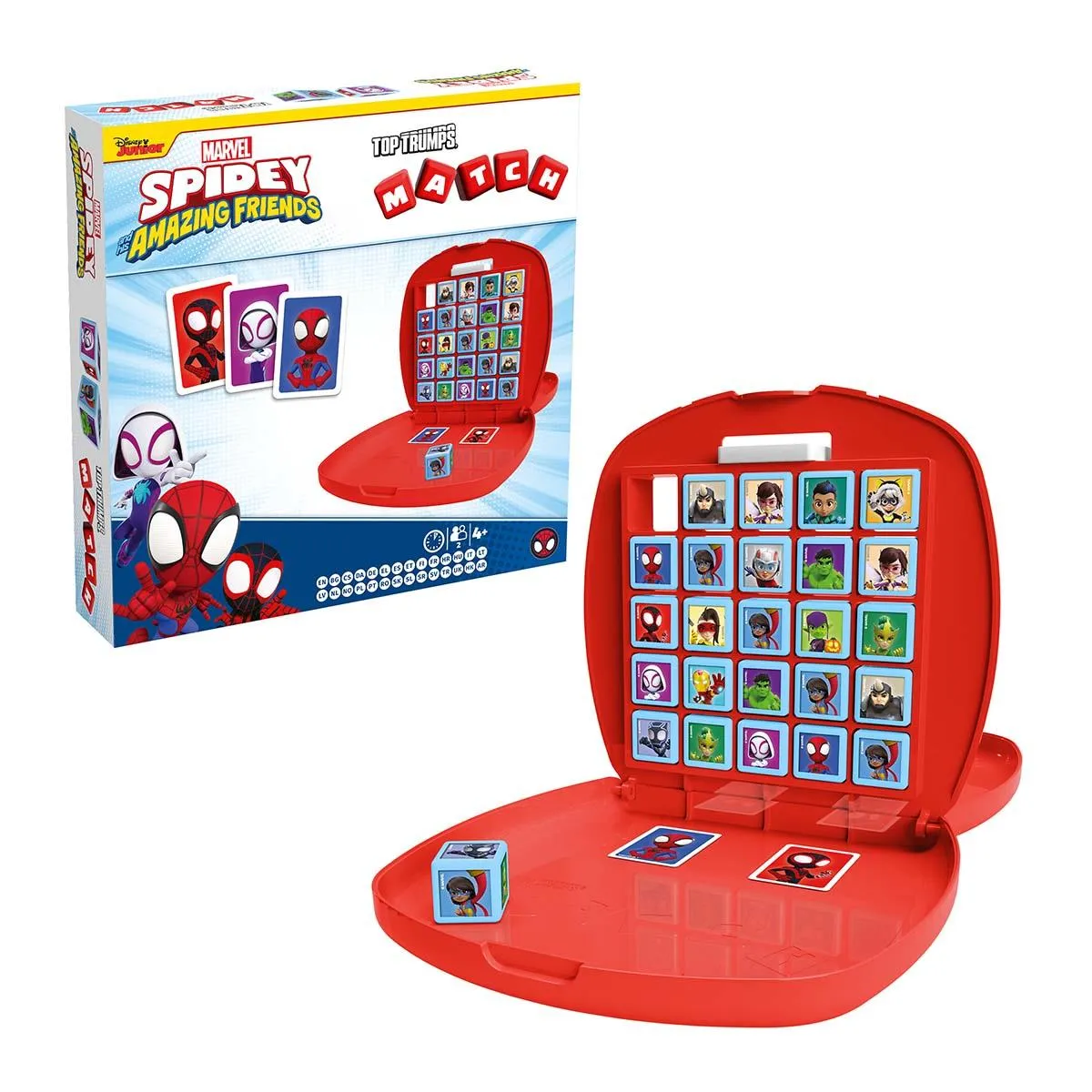 Top Trumps Match Spidey kubusspel 25 kubussen familiespel
