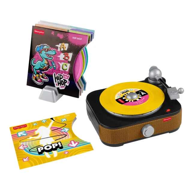 Fisher-Price Platenspeler speelgoed Grieks 5 diskettes