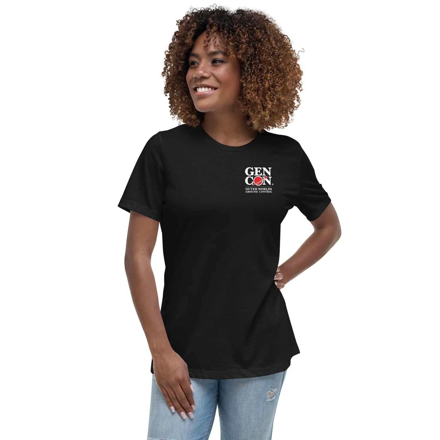 Roll A Crit Outer Worlds Ground Control T-shirt dames katoen