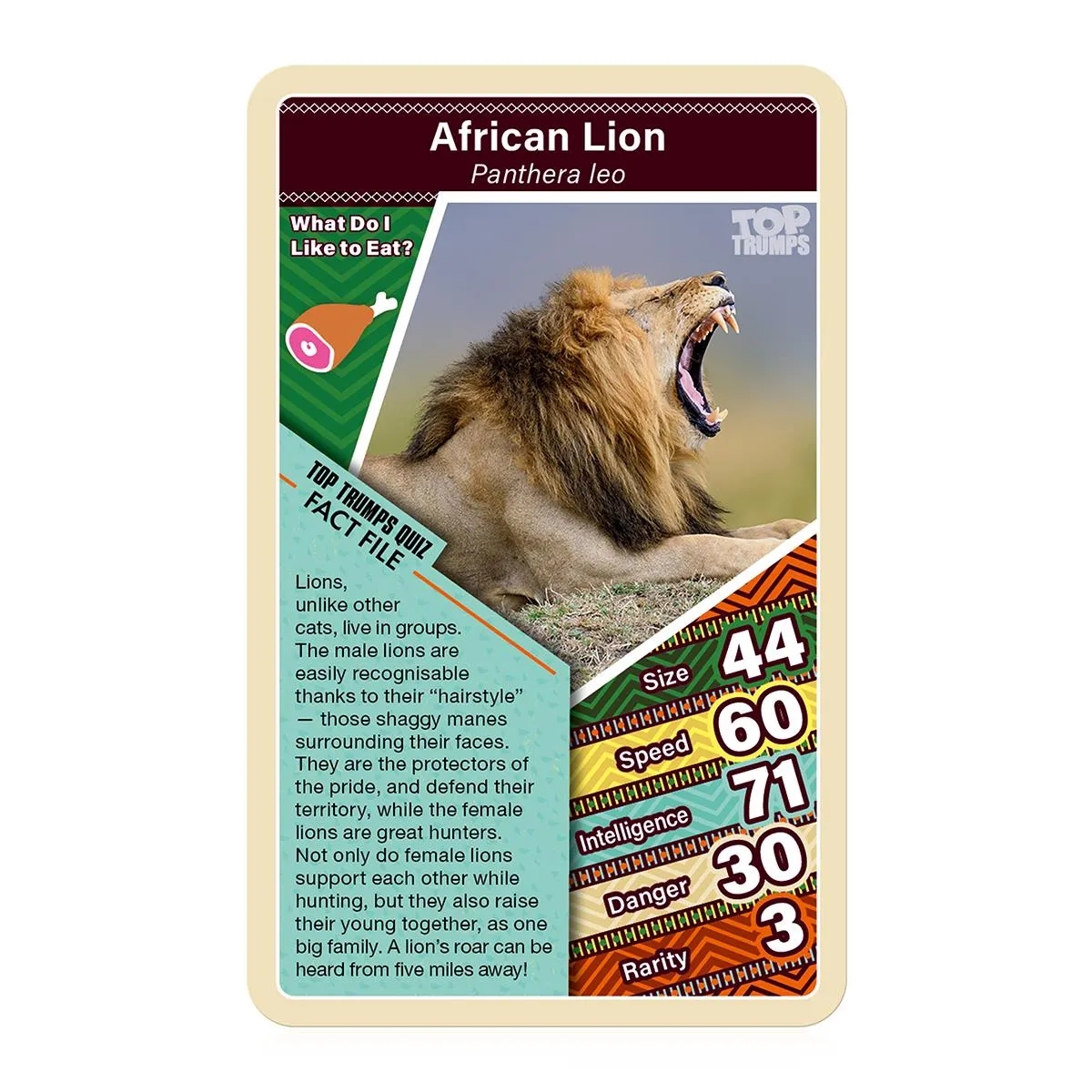 Top Trumps African Wildlife kaartspel dieren safari