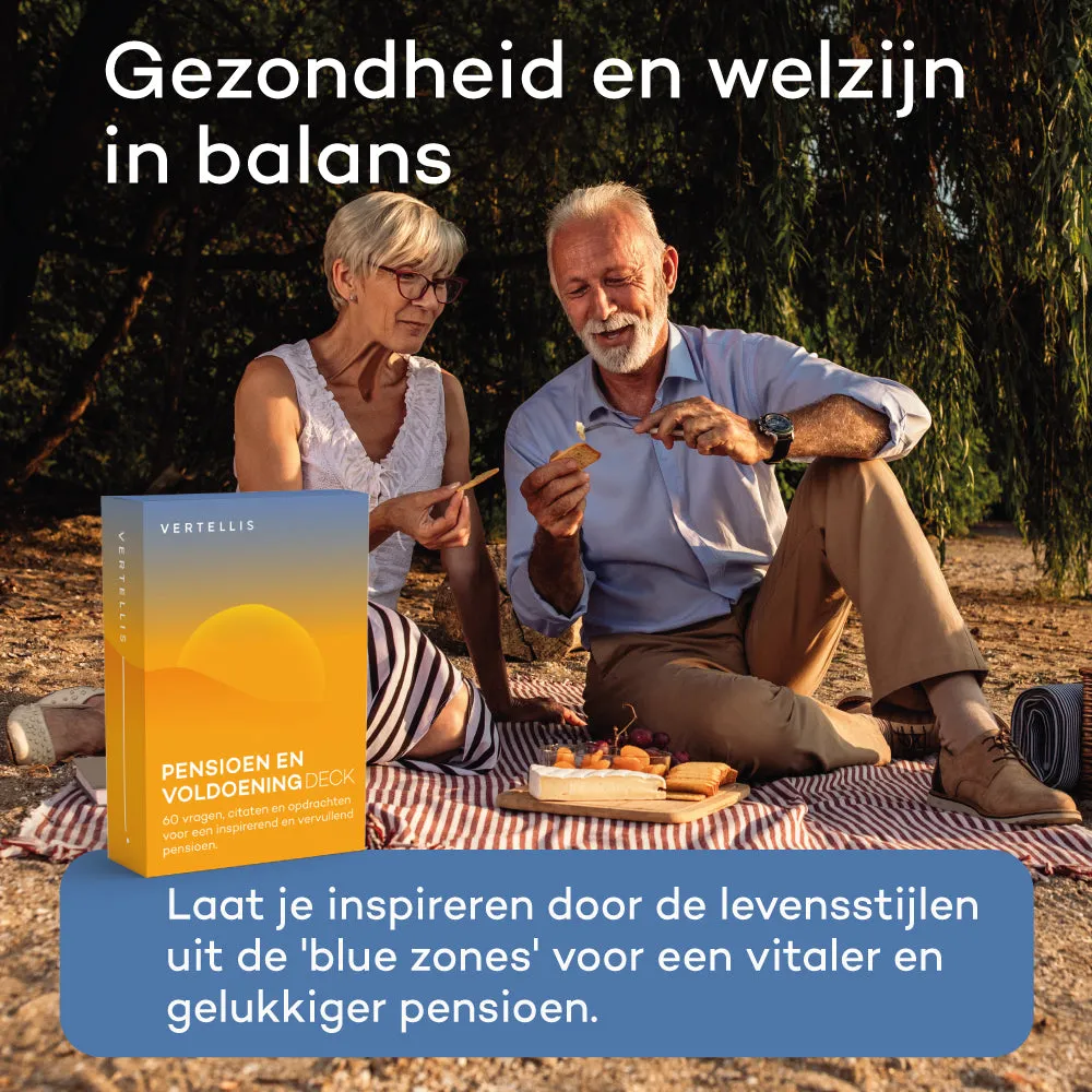 Vertellis Pensioen en Voldoening Deck kaartspel pensioen