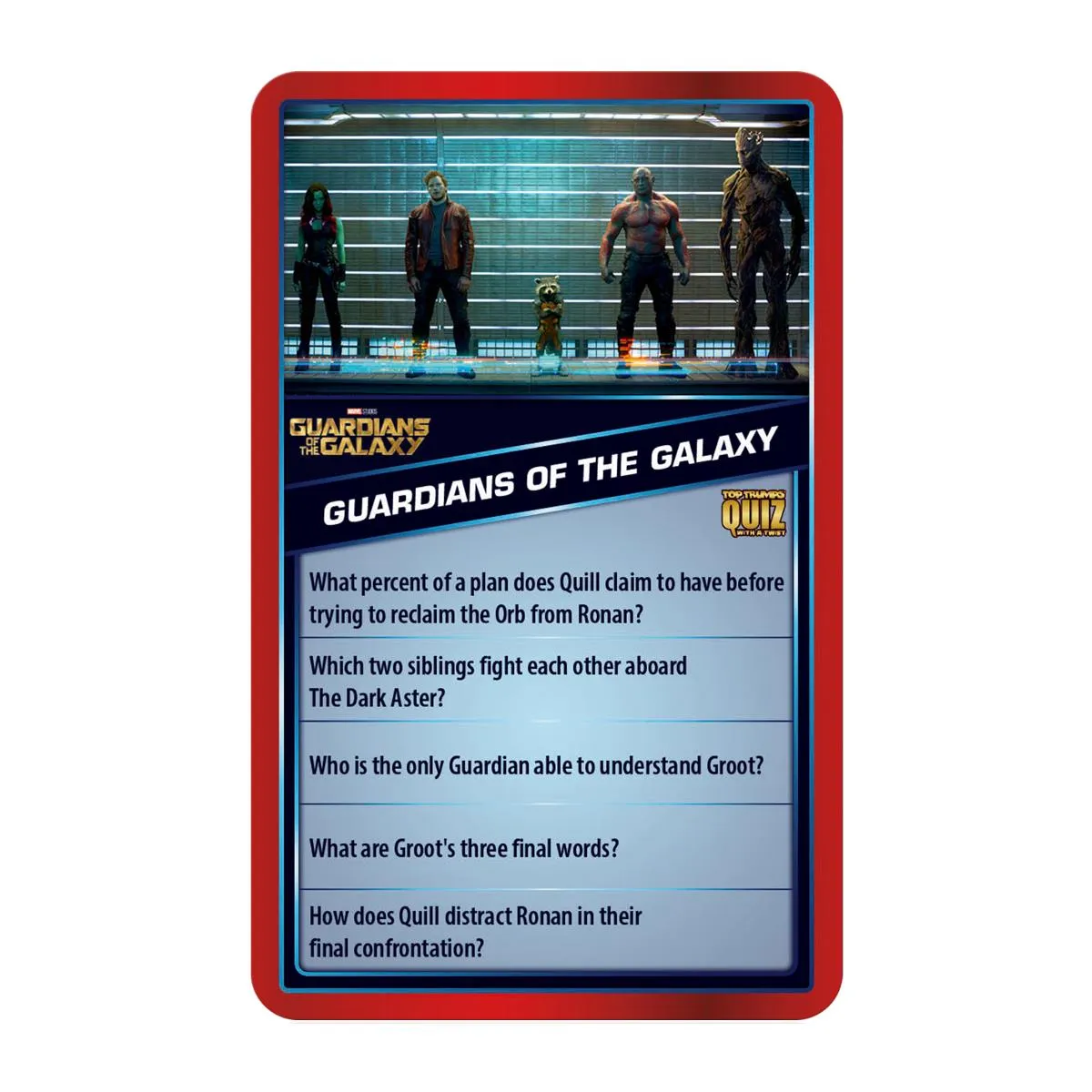 Top Trumps Quiz Marvel Cinematic Universe quizspel