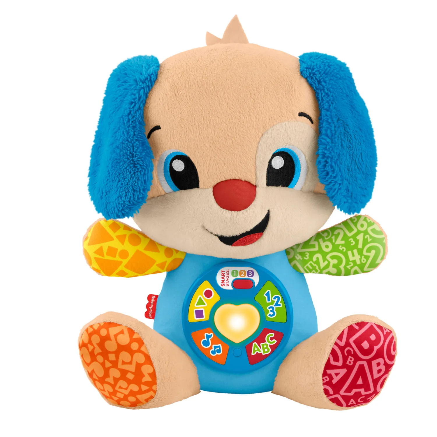 Fisher-Price Smart Stages educatieve hond knuffel muziek