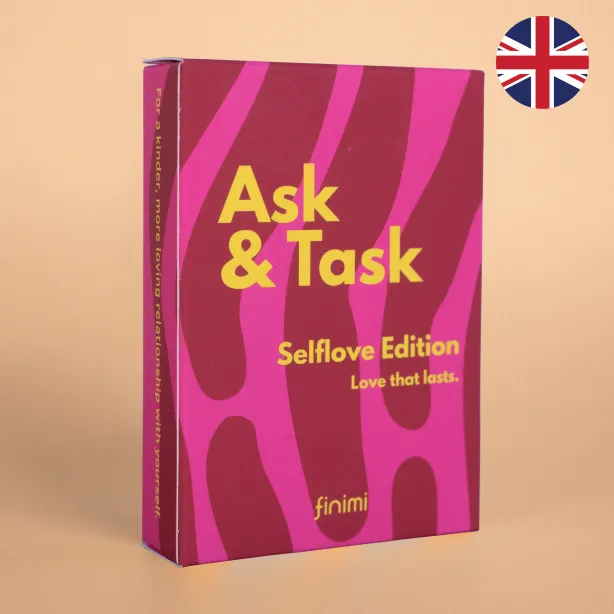Finimi Ask & Task Selflove kaartspel 52 kaarten zelfvertrouwen