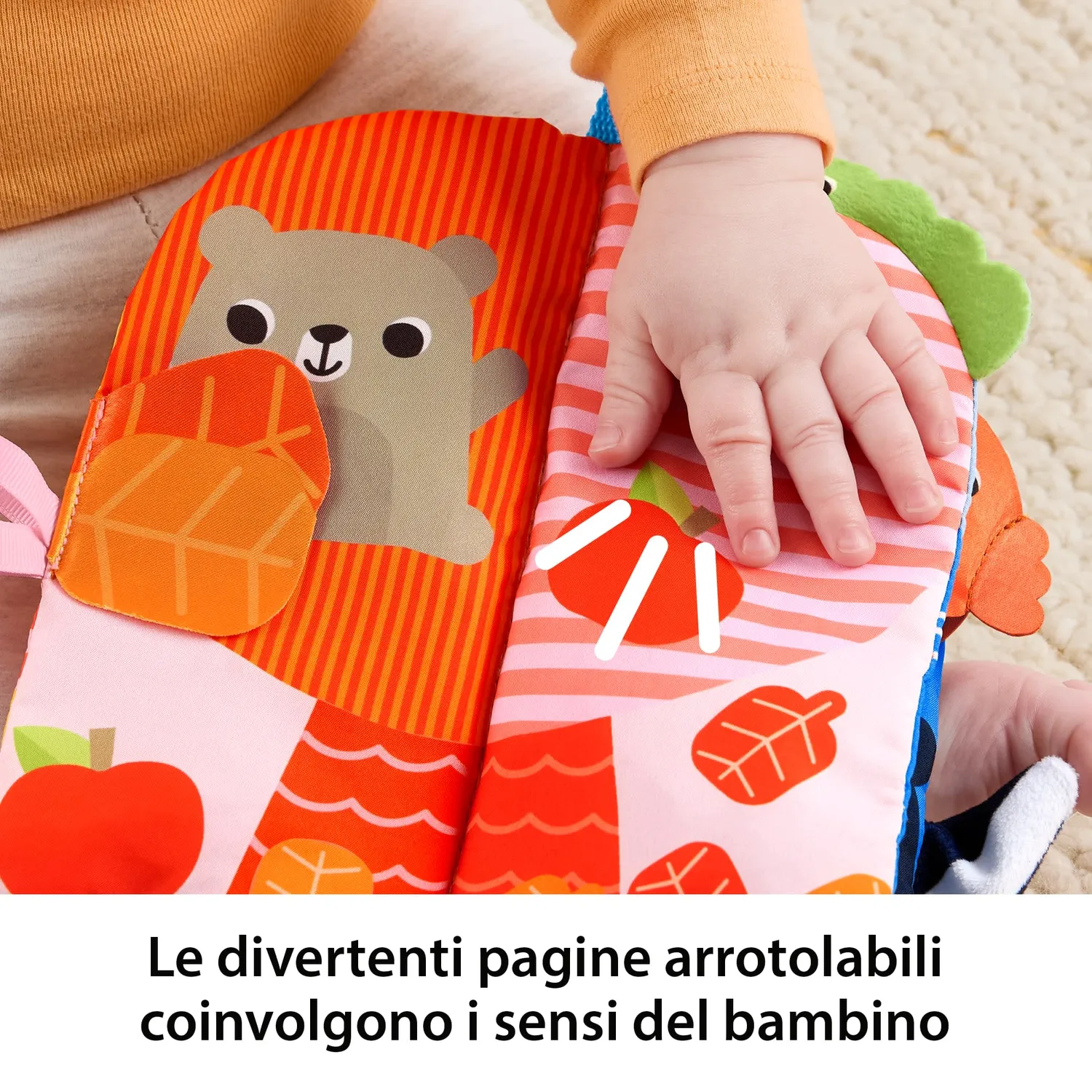 Fisher-Price Sensorische Seizoenen babyboekje zacht speelgoed