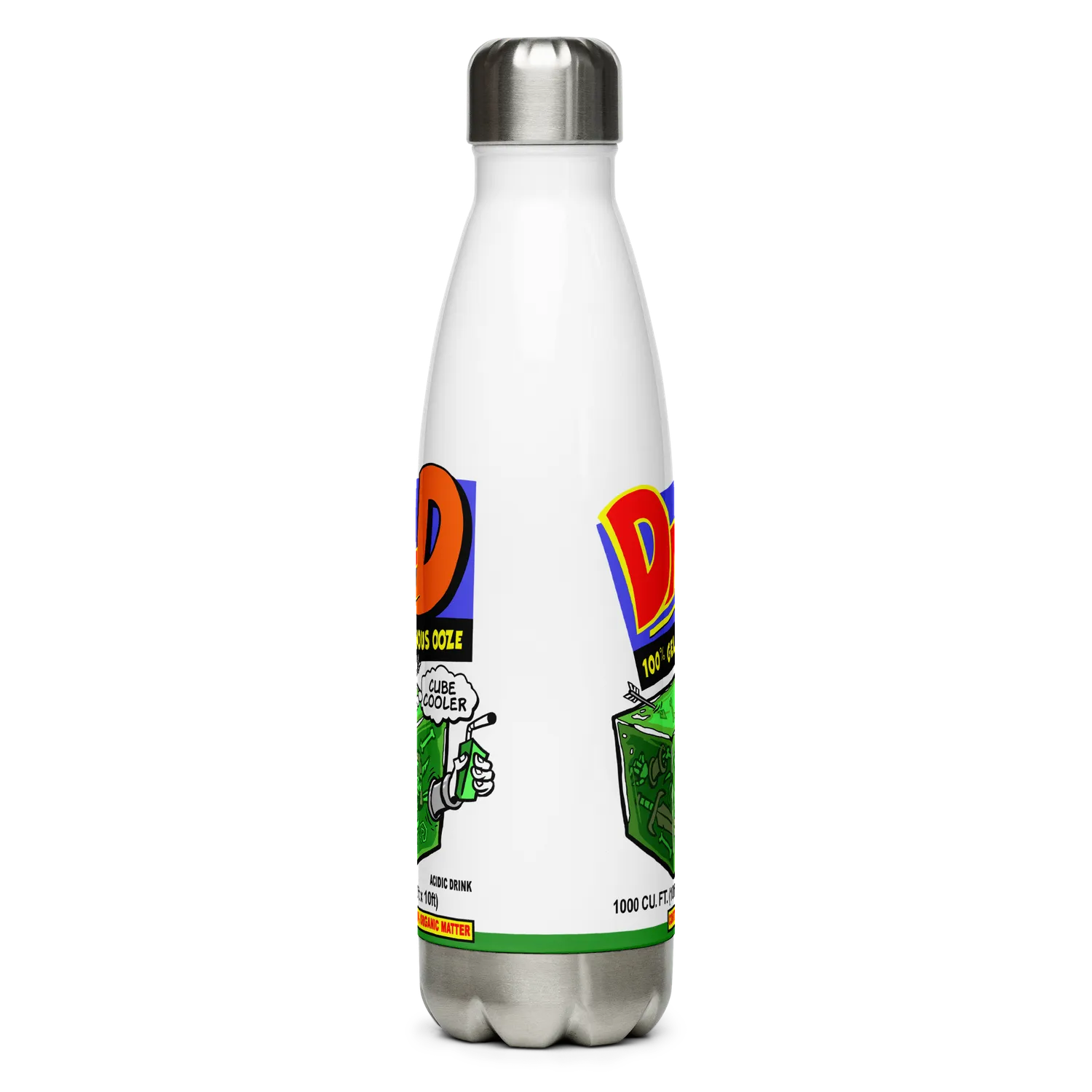 Roll A Crit Gelatinous Cubic Cooler fles 500 ml wit