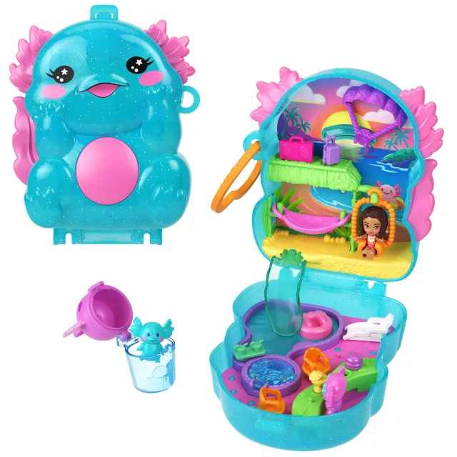 Polly Pocket Axolotl Vakantie compacte speelset 4+
