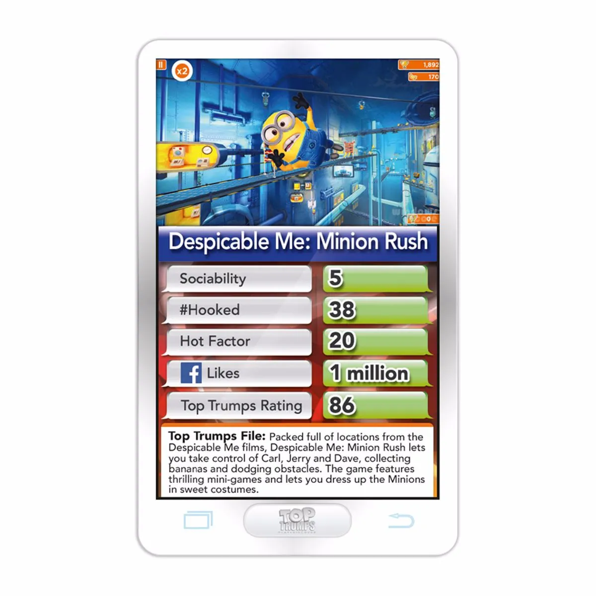 Top Trumps Hottest Top 30 Apps kaartspel
