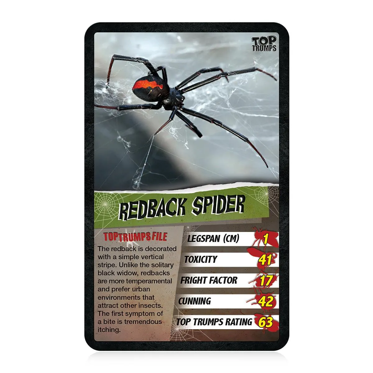 Top Trumps Spiders kaartspel 30 spinnen