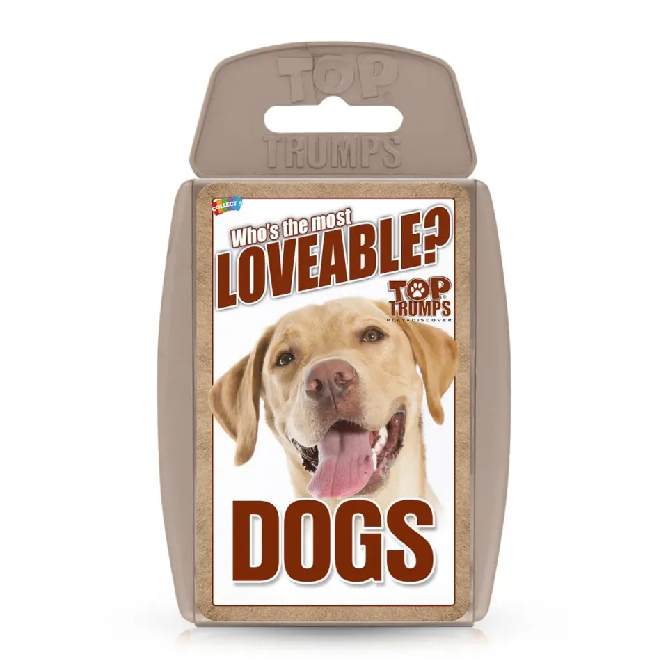 Top Trumps Dogs kaartspel hondenrassen feiten