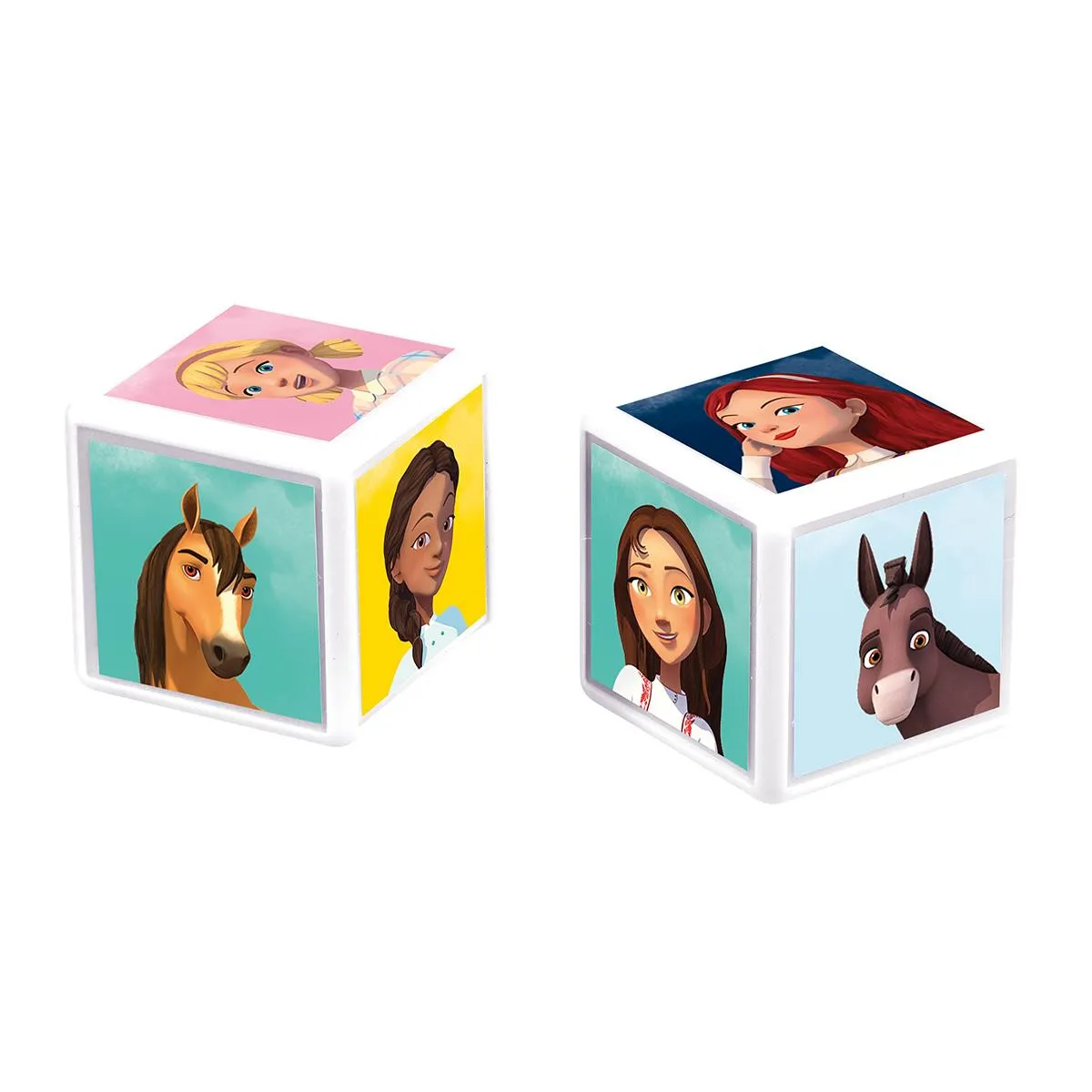 Top Trumps Match Spirit kubusspel 5 op een rij paarden