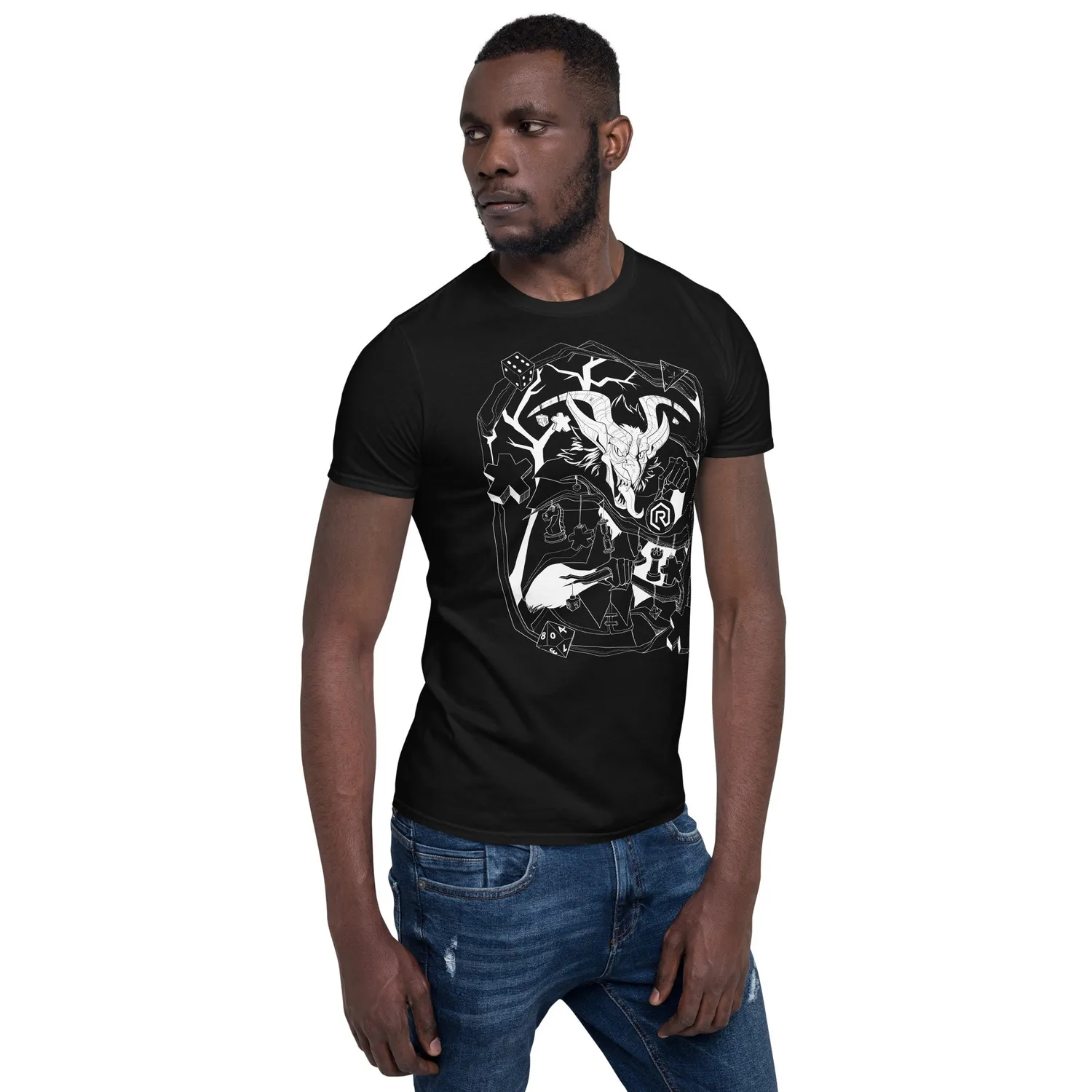 Roll A Crit Decorating Krampus T-shirt katoen unisex