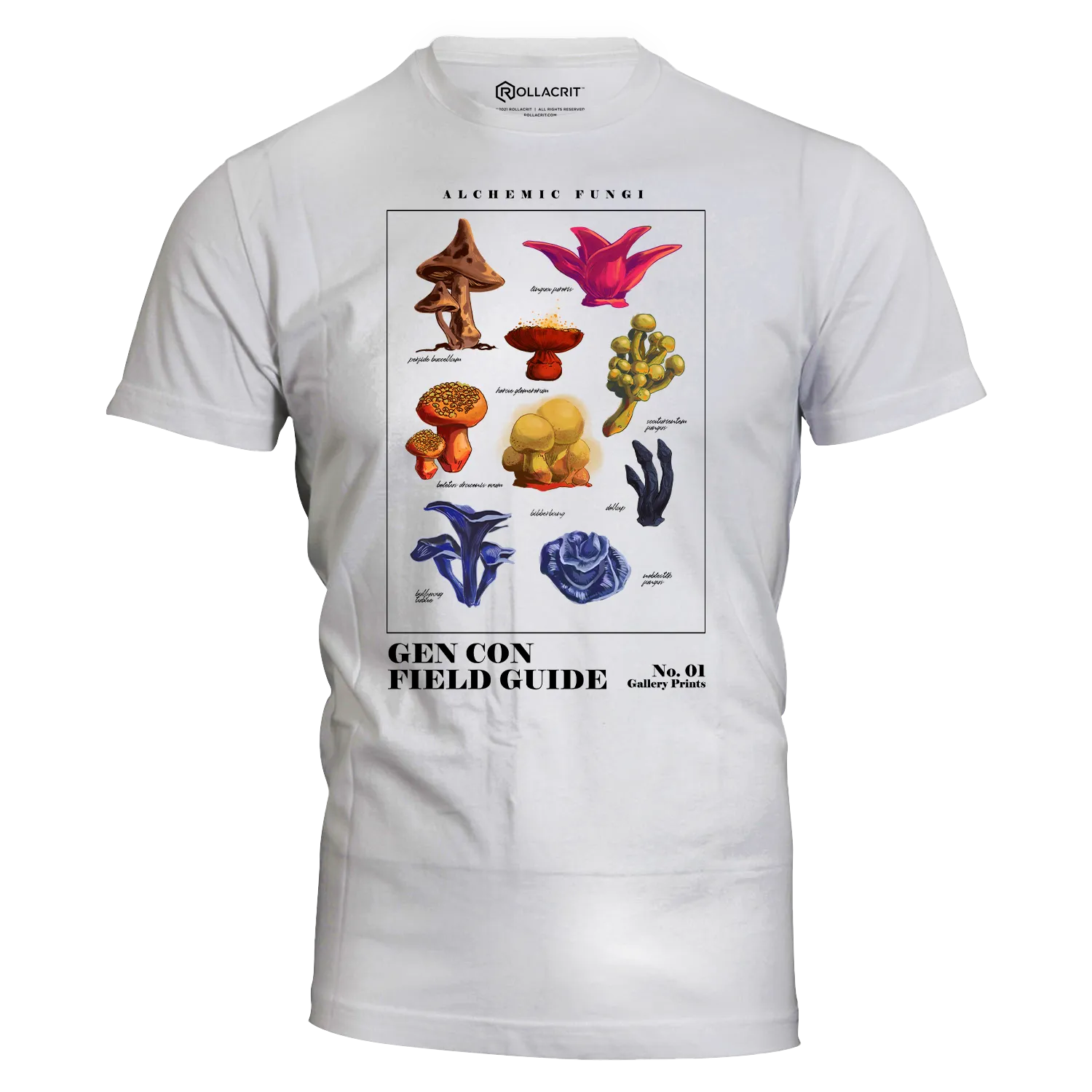 Gen Con Alchemic Fungi t-shirt uniseks katoen