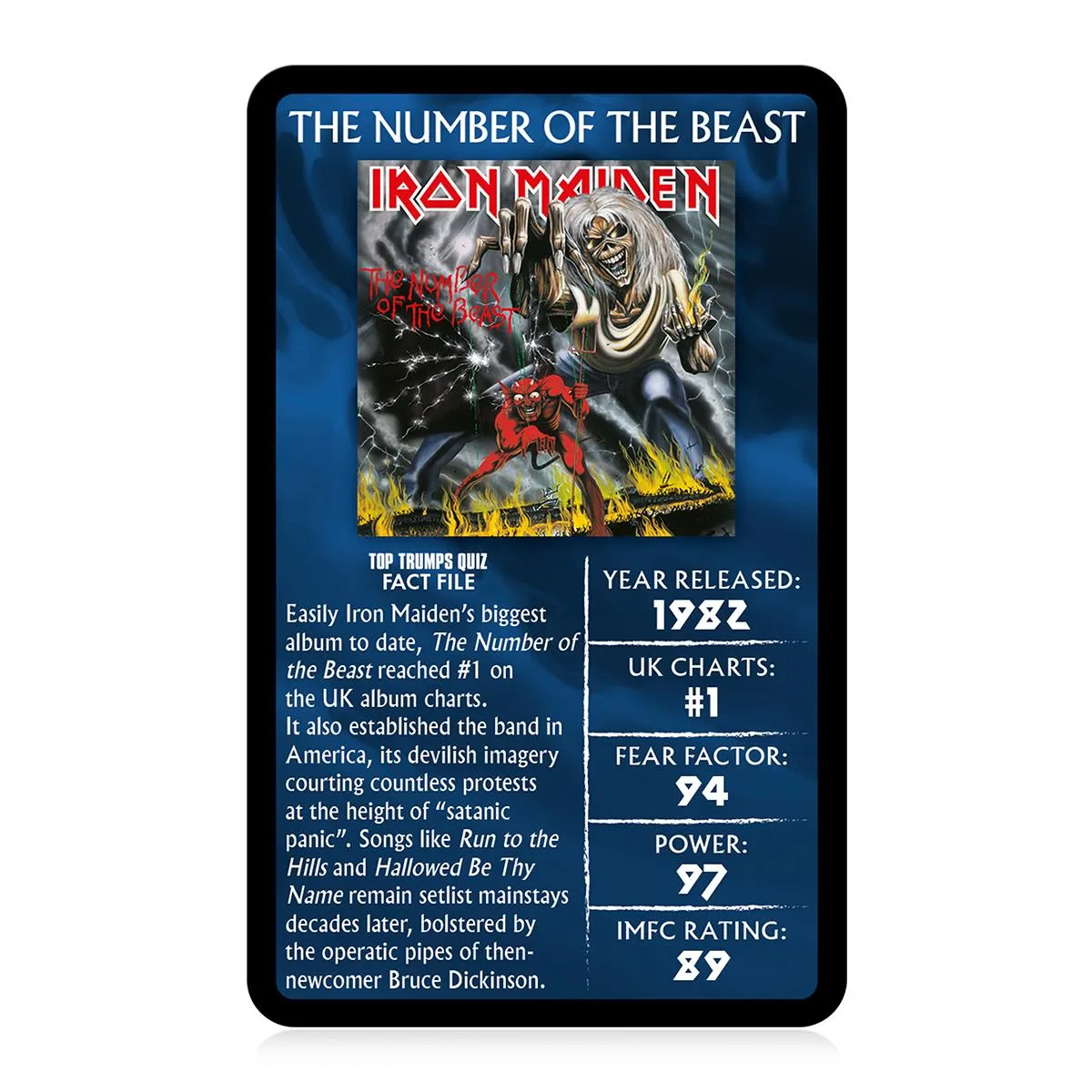 Top Trumps Iron Maiden kaartspel limited edition