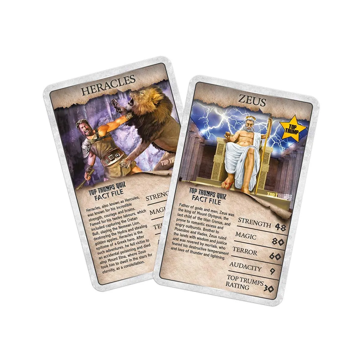 Top Trumps Greek Myths 30 Fantastic Tales kaartspel limited edition