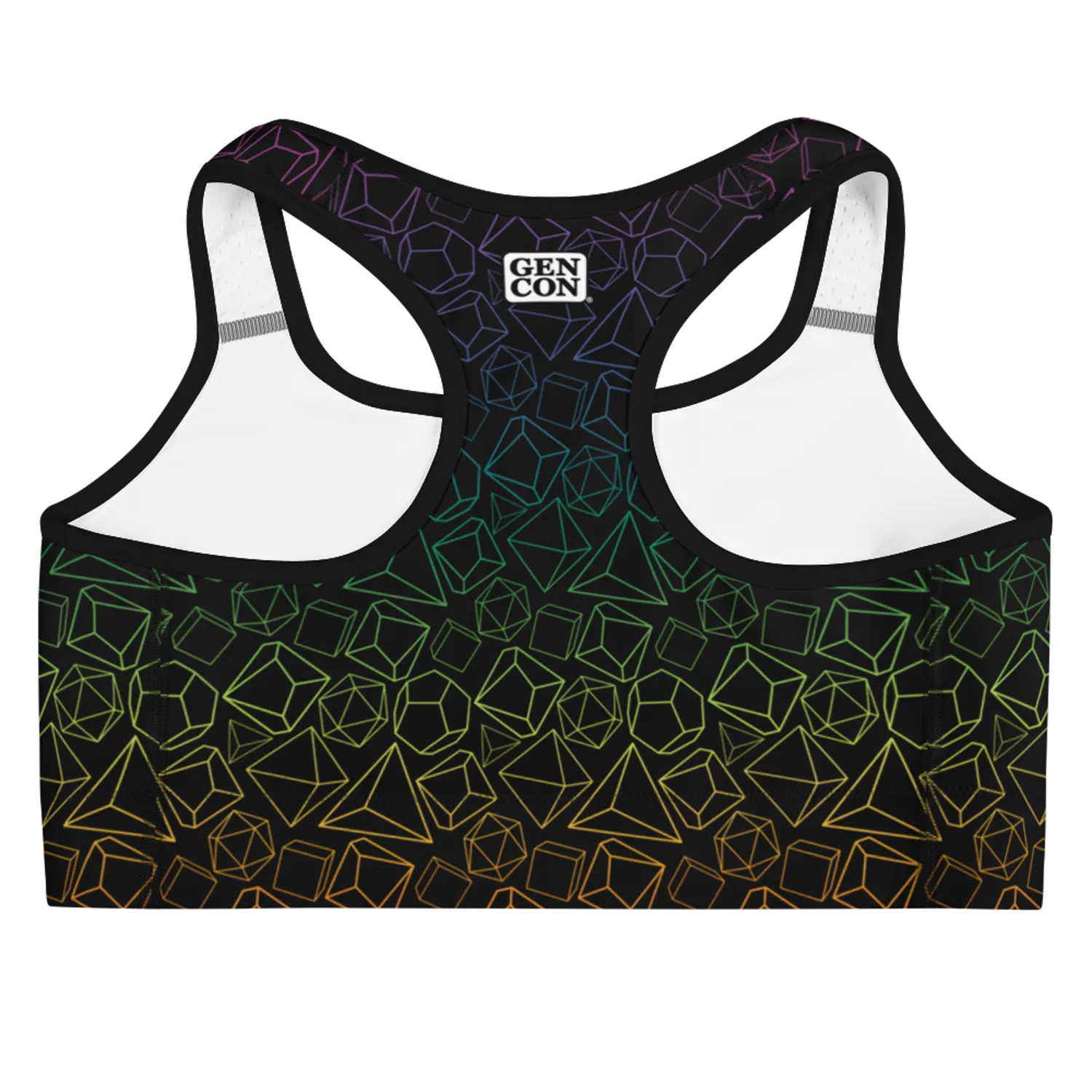 Gen Con Rainbow Dice sportbh polyester XS-2XL