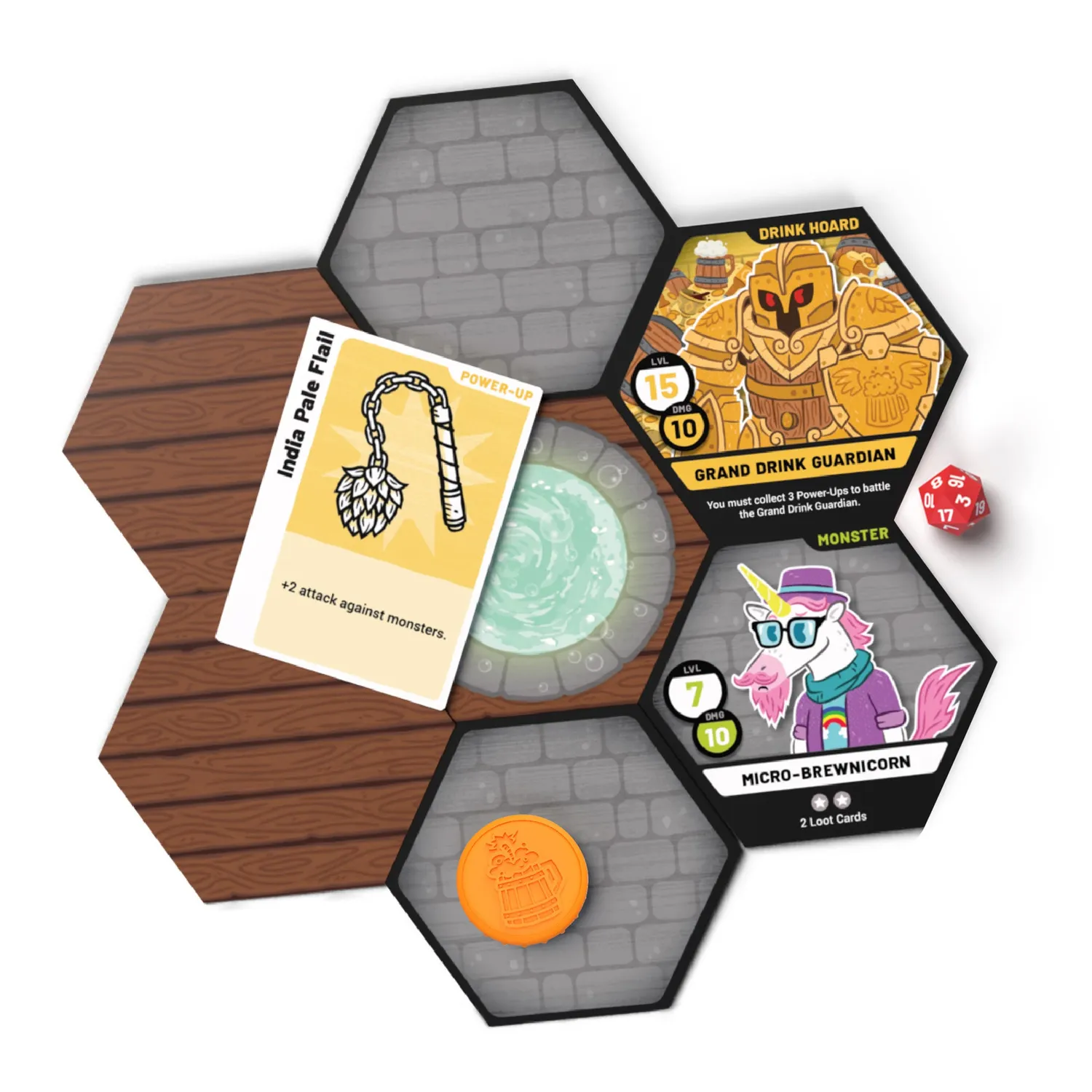 Roll A Crit Heroes of Barcadia Starter Content Bundle bordspel 8p