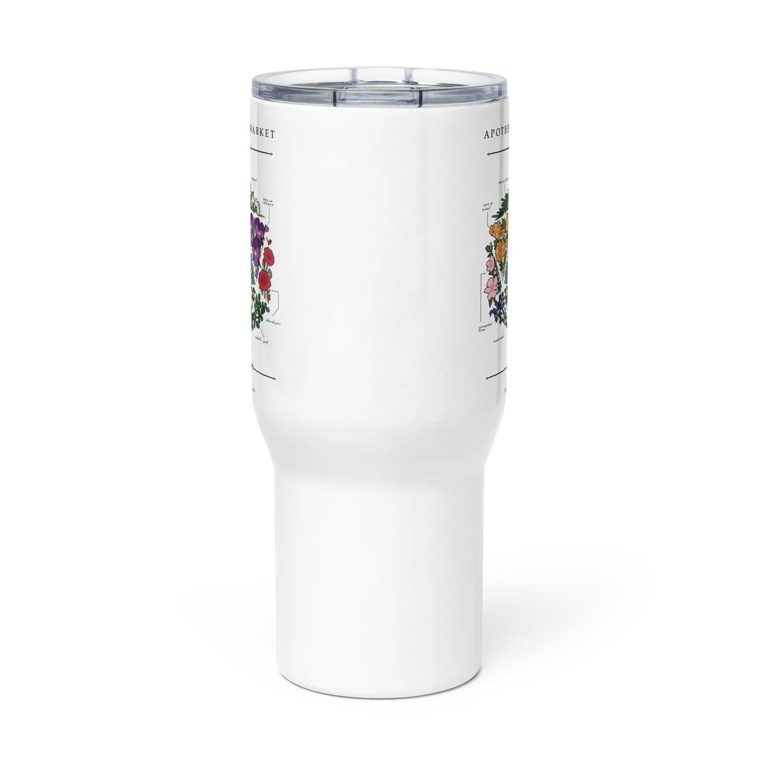 Roll A Crit Gen Con Floral d20 reismok rvs 739 ml