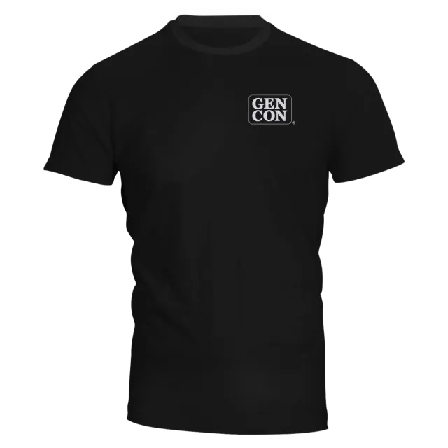 Roll A Crit Gen Con The T-Shirt katoen logo